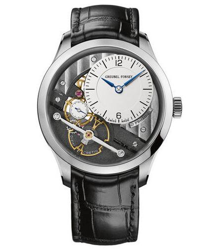Review Greubel Forsey Signature 1 White gold fake watch